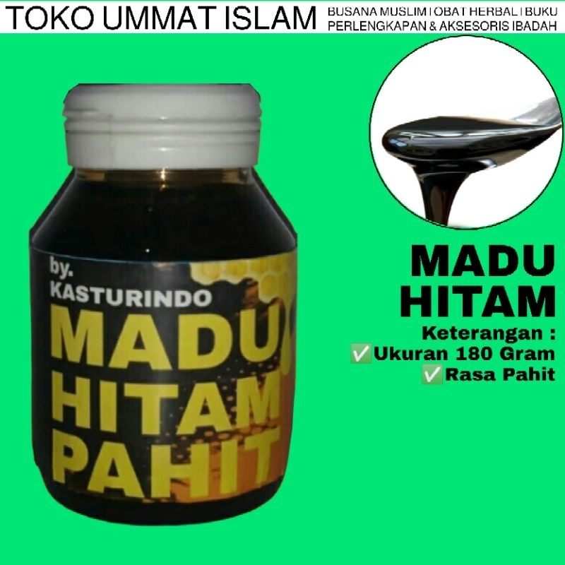 

Madu Hitam Pahit Honey Black 180 Gram