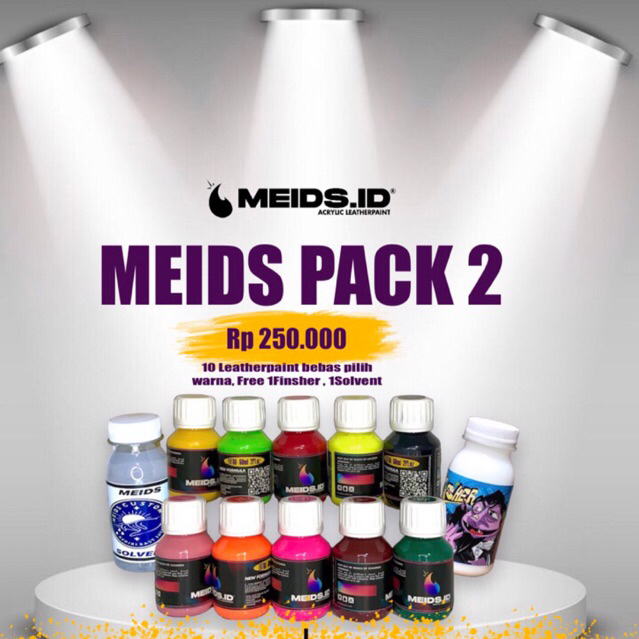 

Meids Leather Paint Bundling Pack 2 60ml