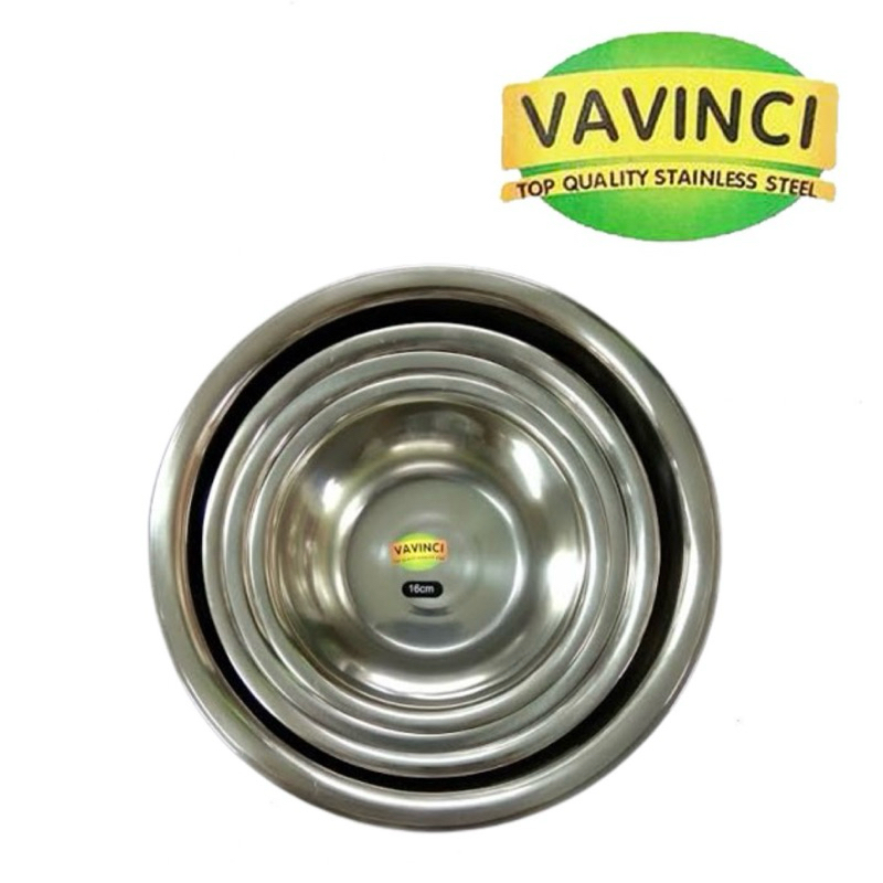 Baskom / Waskom Stainless Steel 16cm Vavinci