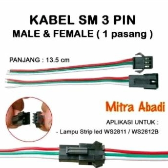 conector 3pin rgb ws2811