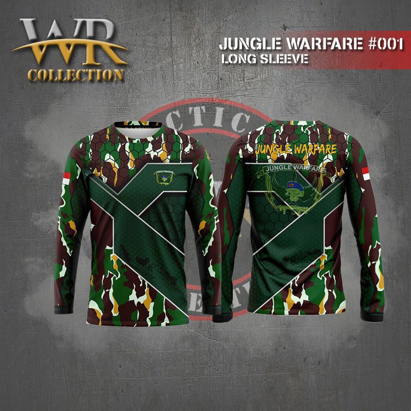 Baju Kaos Tactical Brimob / Kaos Jungle Warfare Brimob