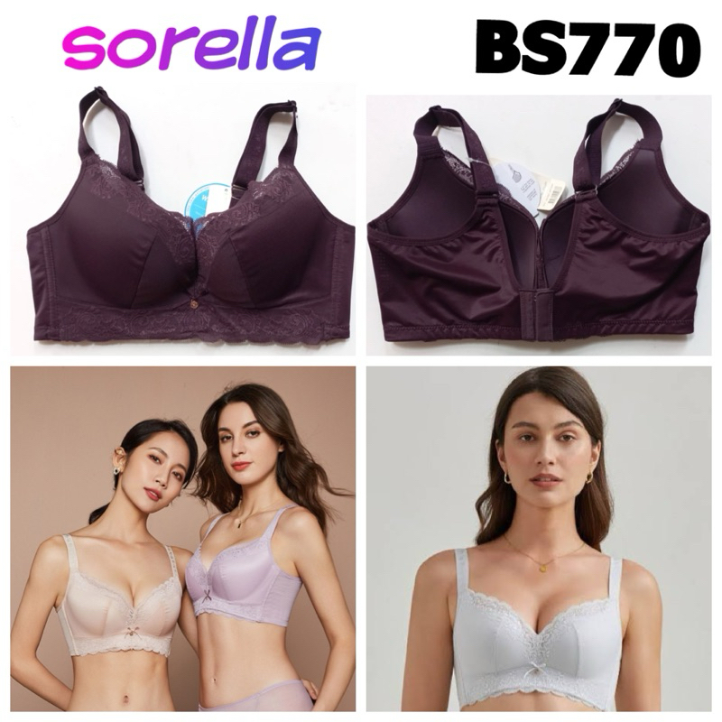 BS770 sorella bra cup full body contour tanpa kawat 34C 36C