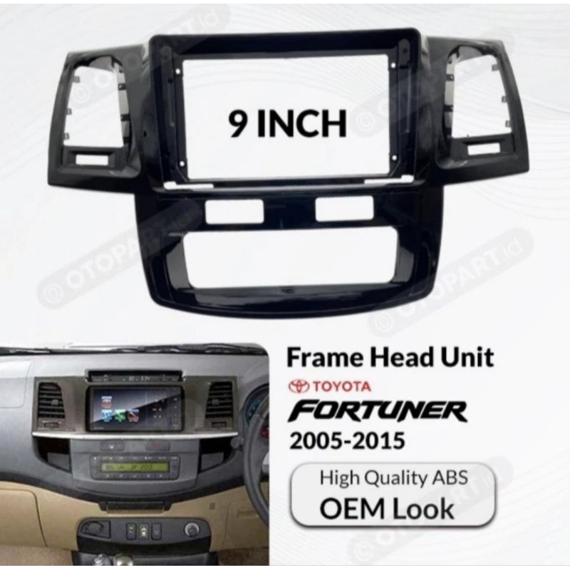 Frame Android 9 Inchi FORTUNER