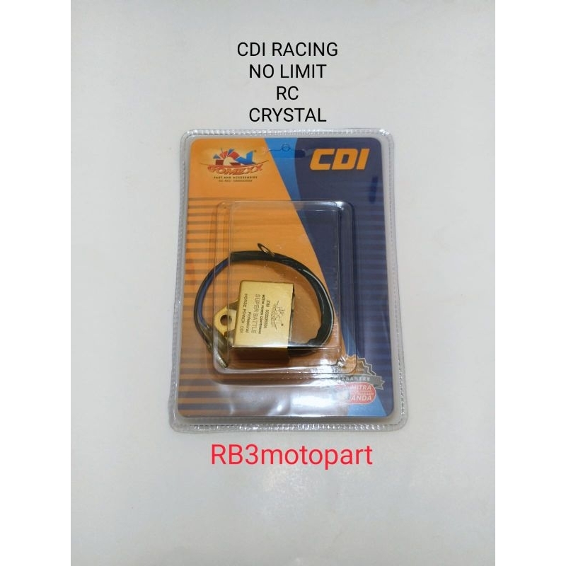 CDI RACING NO LIMIT GOMEXX RC 100 RC110 CRYSTAL BRAVO TORNADO TS 125