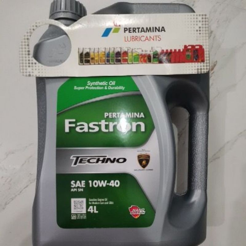 oli fastron techno 4 liter Sae 10w-40 galon