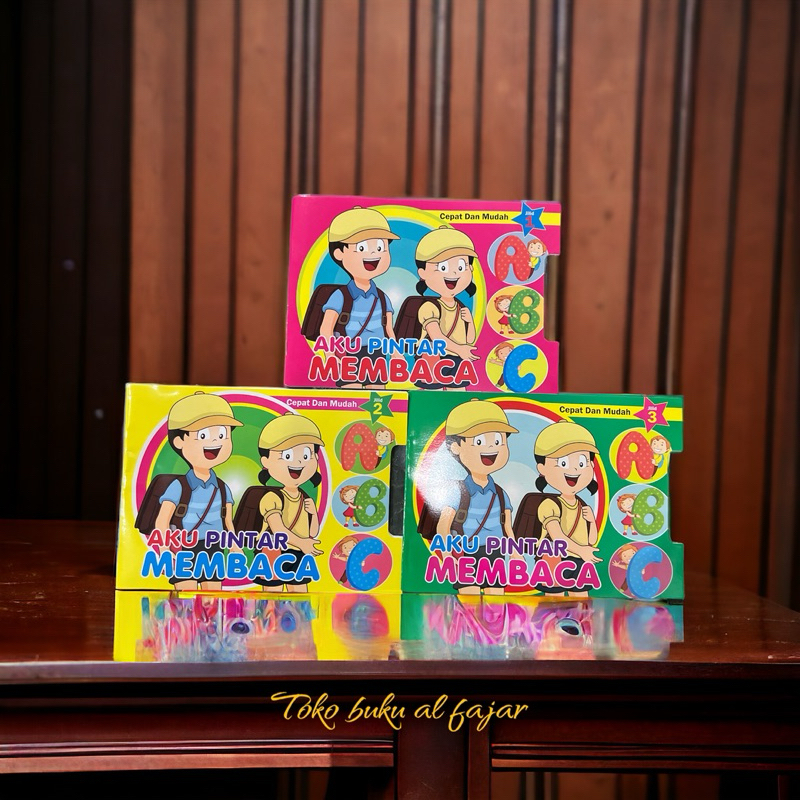 buku aku pintar membaca jilid 1,2,3