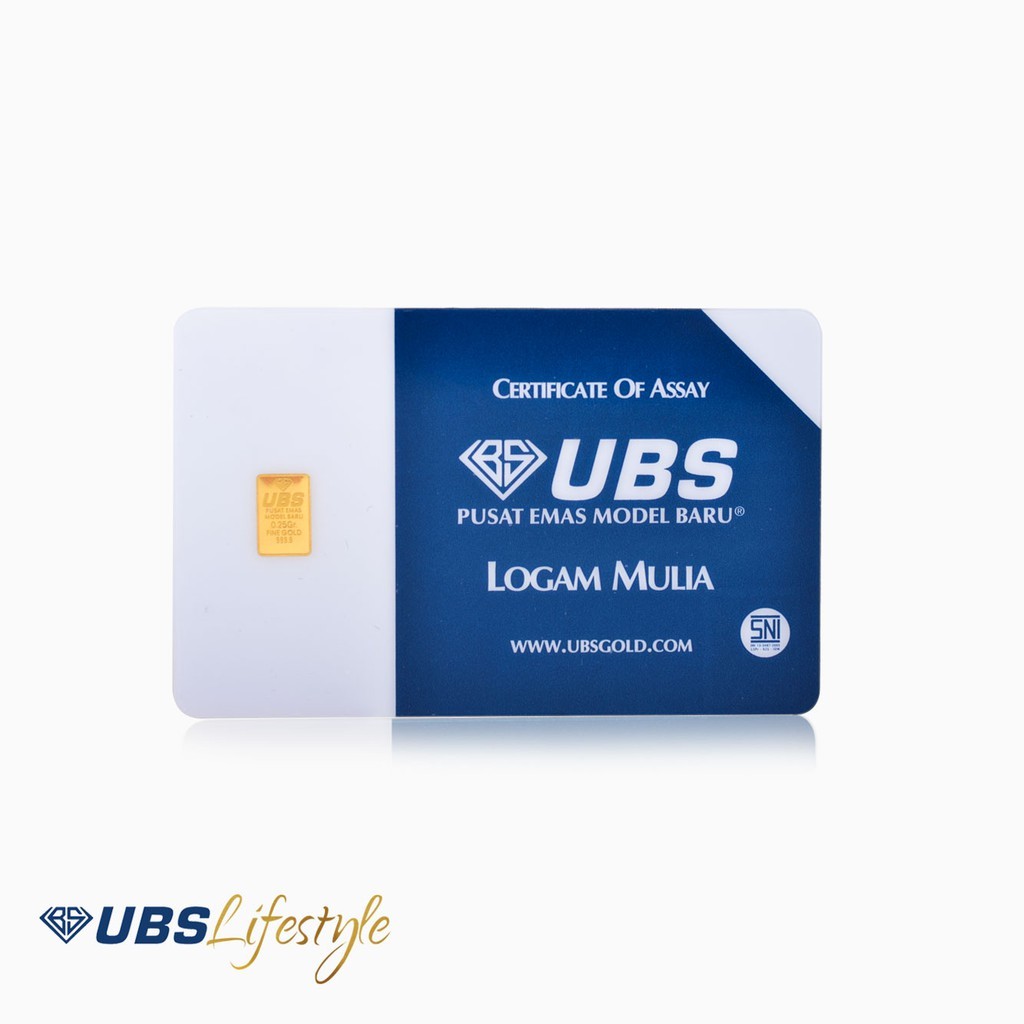 UBS Logam Mulia 0.25 Gram