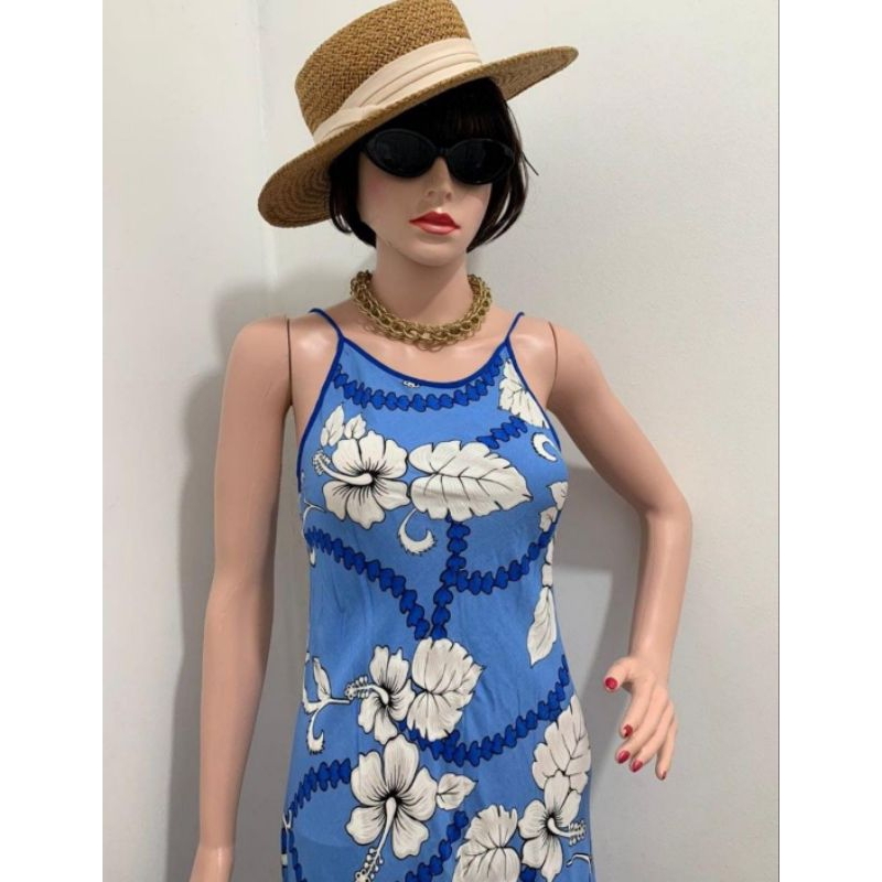 Maxi Long Dress Cewek Bahan Adem Bunga2 PL