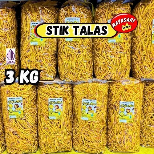 

[BALL] KERIPIK STIK TALAS GURIH KILOAN 3kg