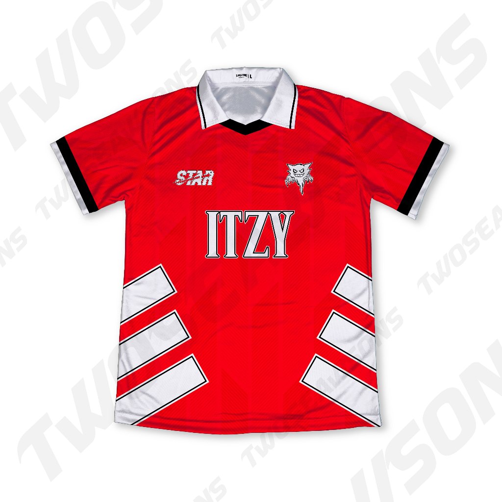 Baju Kaos Tshirt Jersey Vintage ITZY Midzy Art 2 Kpop Edition Aesthetic Full Printing