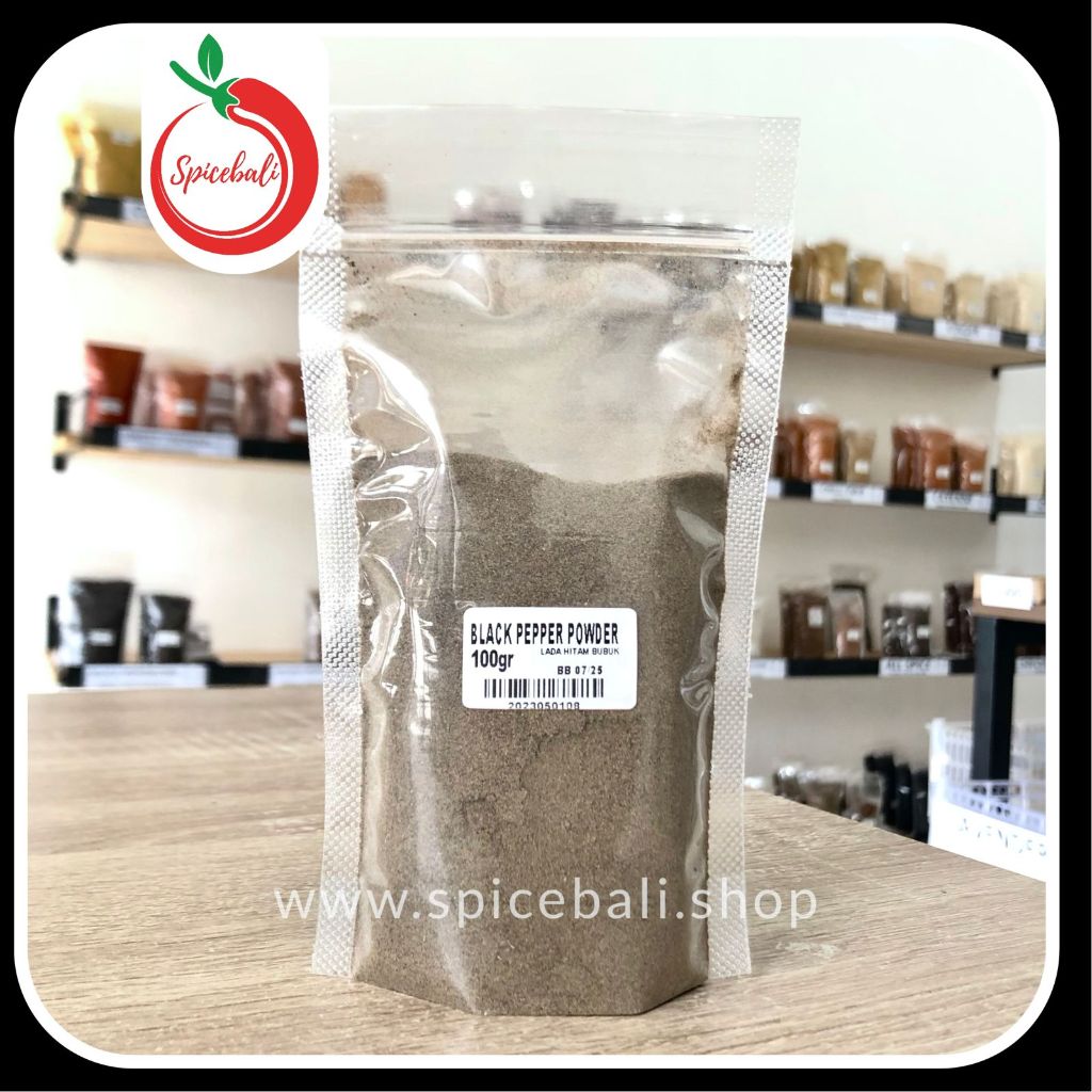

Lada Hitam Bubuk 100 gr / Black Pepper Powder 100 gr / Merica Hitam Bubuk / Pepper Ground
