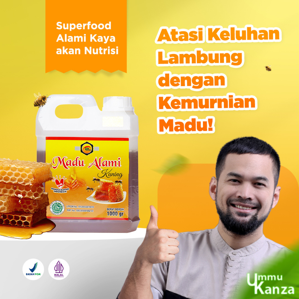 

Madu Kuning Alami | AMK 500gr dan 1kg