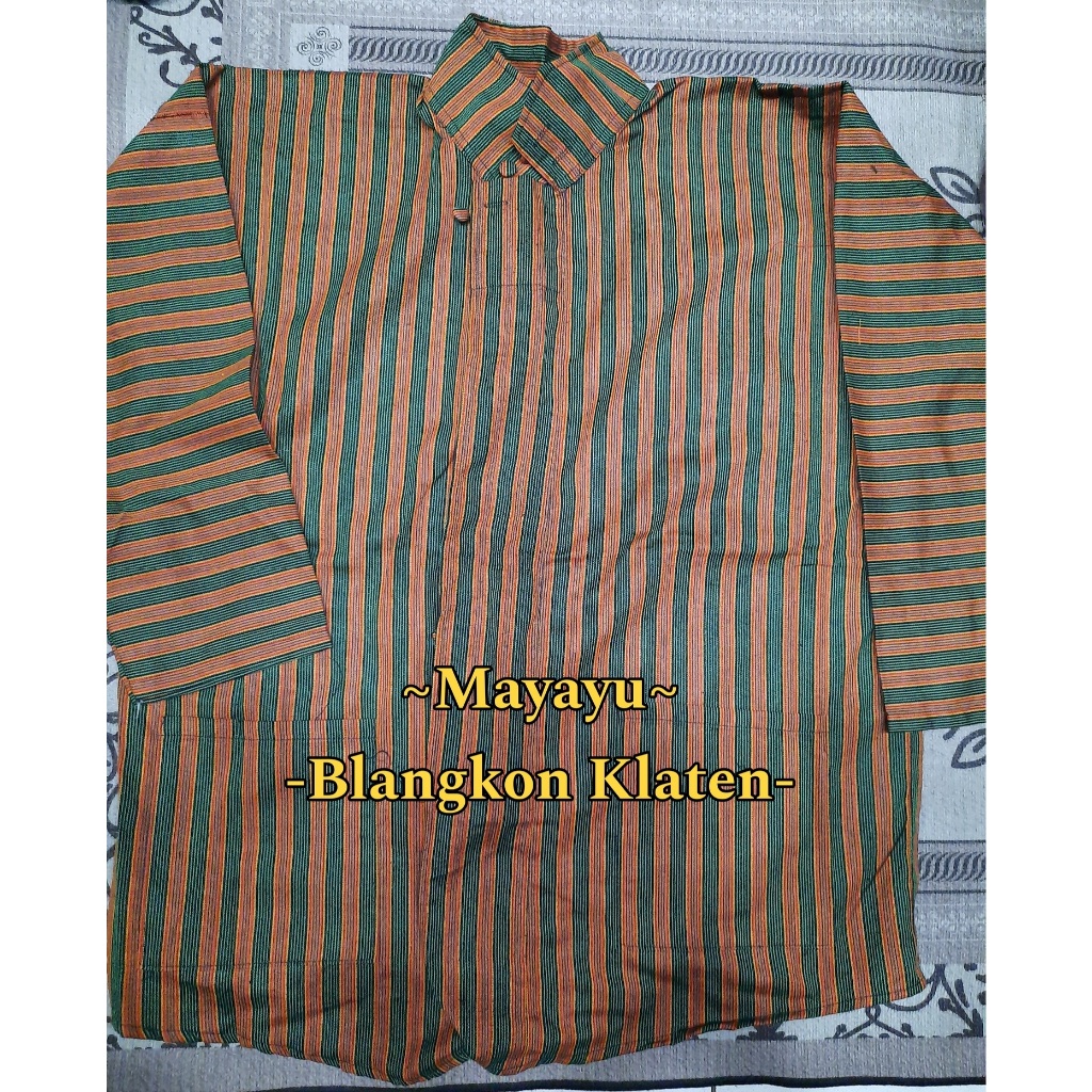 Surjan Dewasa | Baju Adat Jawa Lurik Surjan | Baju adat Jawa | Surjan Dewasa Tenun | Lurik Dewasa