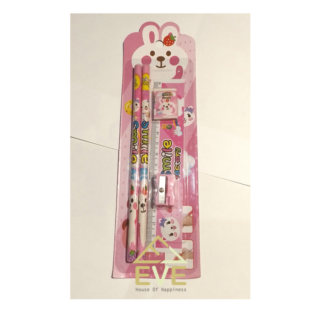 

SET ALAT TULIS 5IN1 KARAKTER / PENGHAPUS PENSIL RAUTAN PENGGARIS / PAKET ALAT TULIS ANAK PEREMPUAN