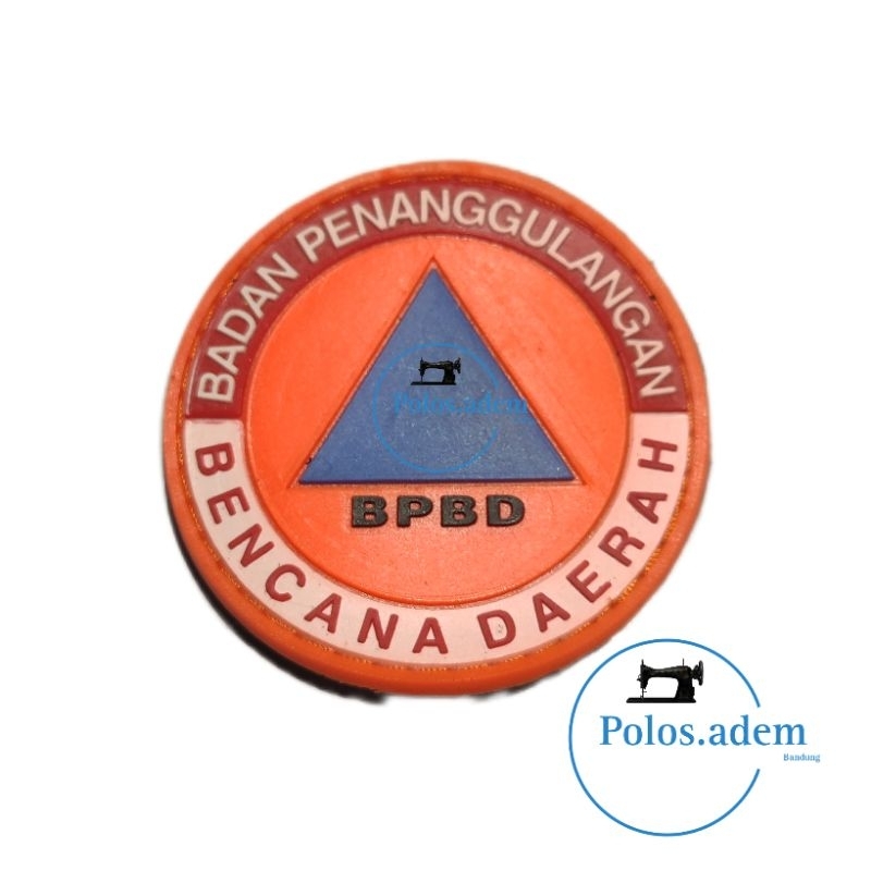 EMBLEM BPBD RUBBER PATCH LOGO BPBD