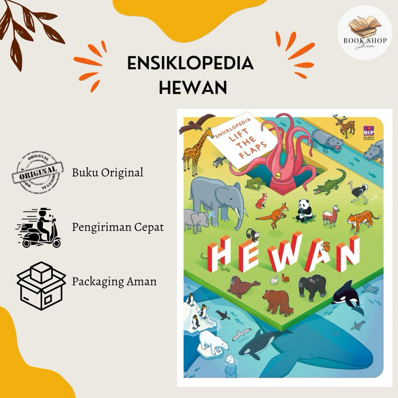 Buku Seri Ensiklopedia Lift The Flap: Hewan (Bahasa Indonesia)