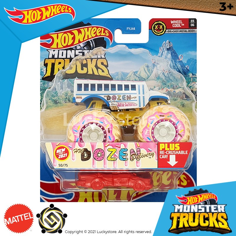 Hot Wheels Monster Trucks 2021 - HW Dozen Delivery