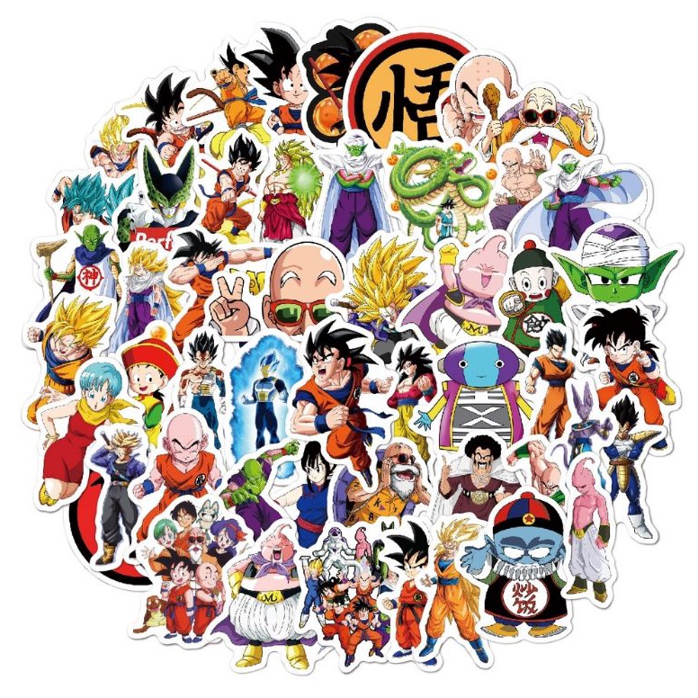 

Laris Stiker anime Dragon ball cromovinyl 36