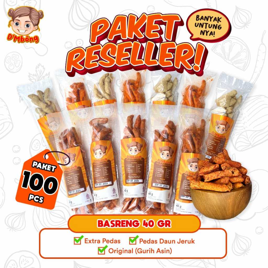 

Dmbong Paket Reseller Basreng 100 Pcs