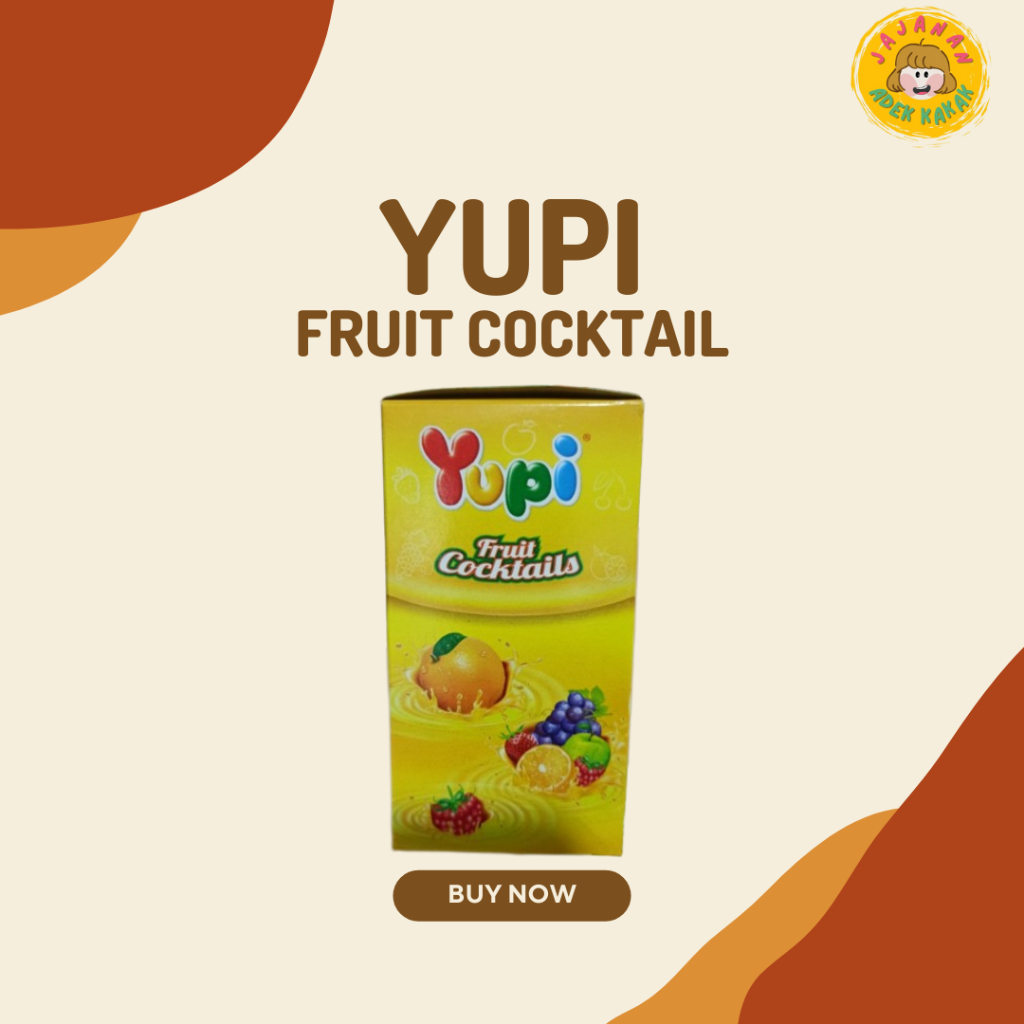 

Yupi Box Fruit Cocktail Isi 12 Pcs