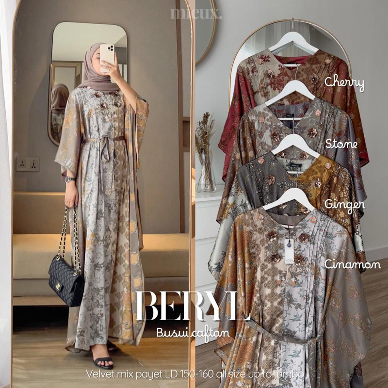 Ashira | Kaftan Sultan Mewah Viral Ala Selebgram Terbaru 2024 Gamis Kaftan Lebaran Kaptan Wanita Jum