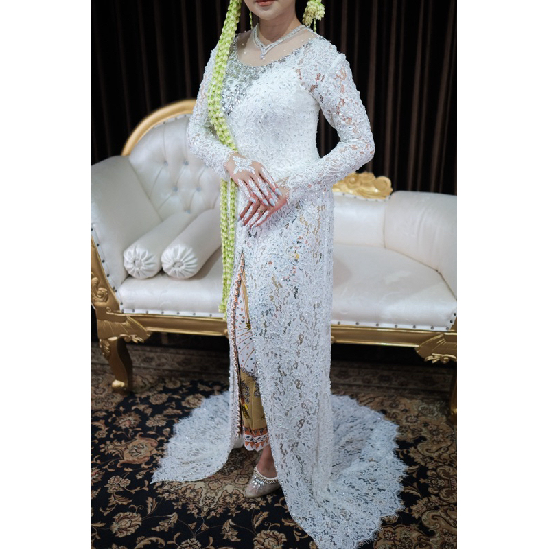 Kebaya Pengantin | Kebaya Akad | Kebaya Putih | Kebaya Full Payet