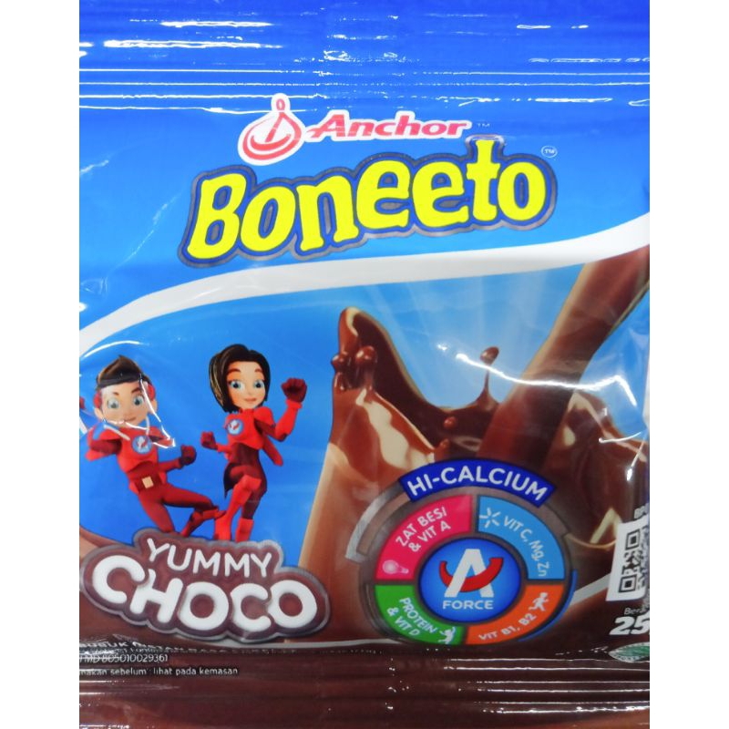 

susu coklat bubuk boneeto per renceng isi 10 sachet