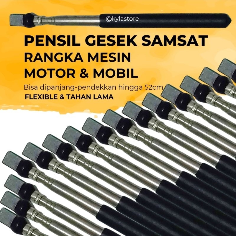 PENSIL GESEK SAMSAT NOMOR RANGKA NOMOR MESIN ATK GESEK SAMSAT ALAT GESEK RANGKA MOTOR DAN MOBIL