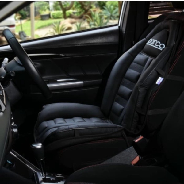 Dijual Sparco Alas Jok Mobil Sporty Racing Hitam Limited