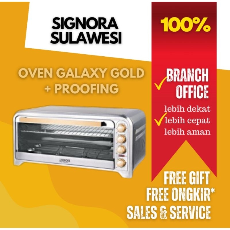 Oven Galaxy PRO Signora 75 L Khusus Area Sulawesi