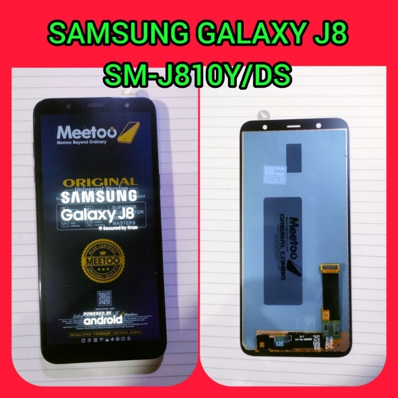 lcd touchsreen ts fulset samsung galaxy j8 seri hp sm-j810y/ds
