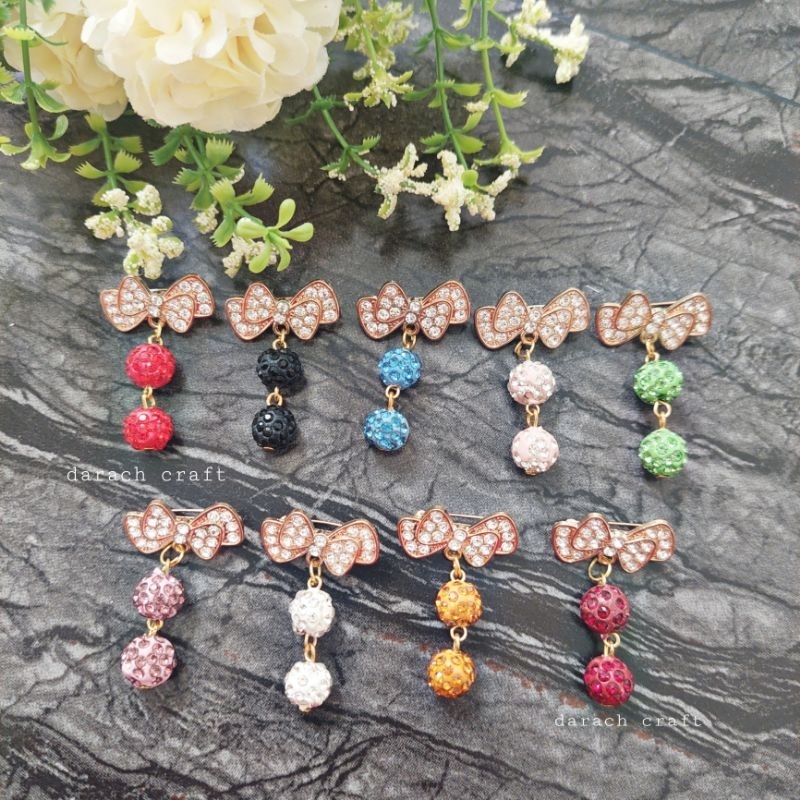 bros dagu mini / bros dagu hijab mini lucu / bros dagu jilbab murah