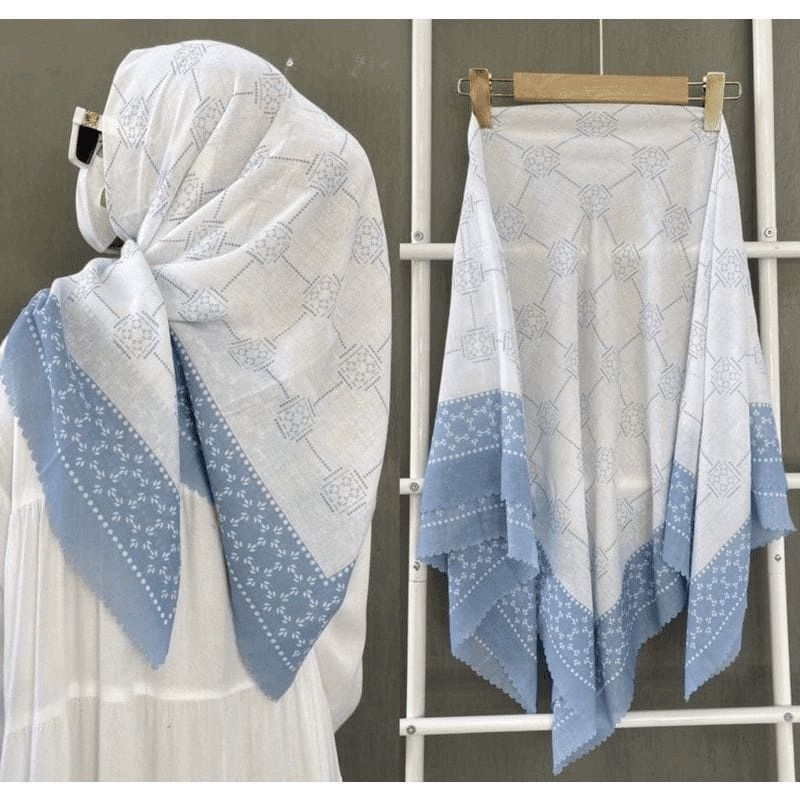 Jilbab Segi Empat Motif Terbaru Premium Murah Grosir