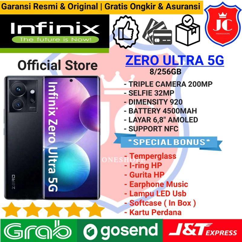 INFINIX ZERO ULTRA 5G RAM 8/256GB GARANSI RESMI INFINIX INDONESIA