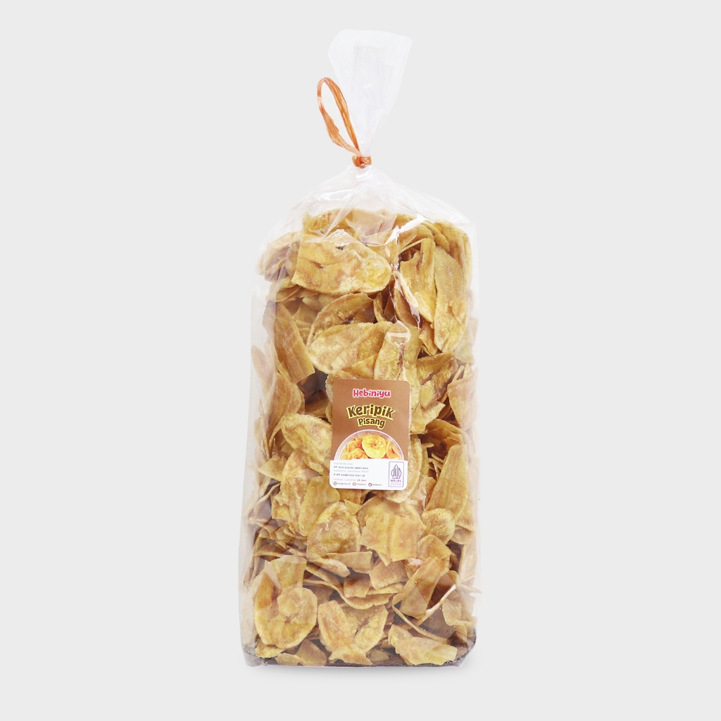 

Hebiniyu - Keripik Pisang Raja Medan Gurih Enak Kemasan 1 Kg