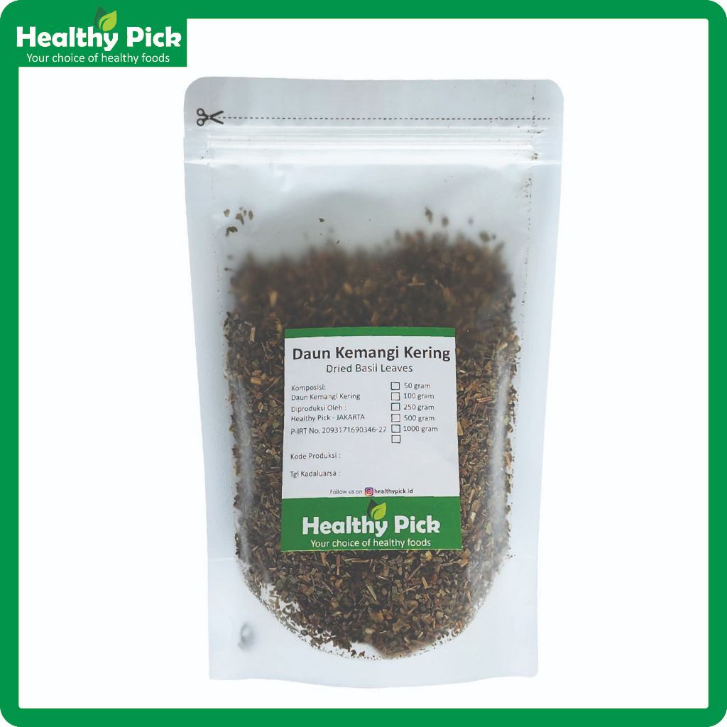 

Basil Leaves / Daun Kemangi / Daun Kemangi Kering 500gr