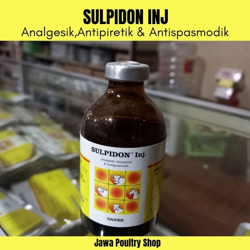 SULPIDON INJEKSI ANALGESIK ANTIPIRETIK & ANTISPASMODIK 50 ML PRODUK ORIGINAL SANBE