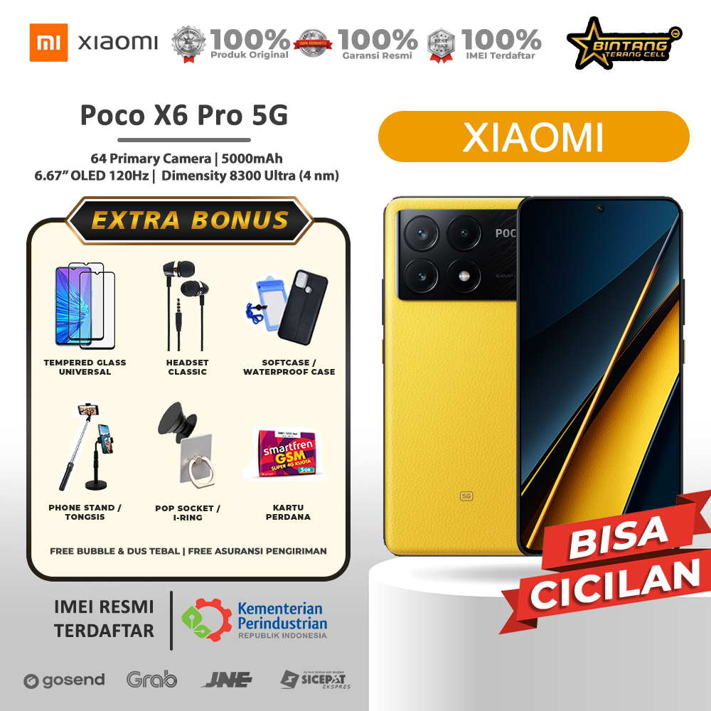 Xiaomi Poco X6 Pro Pocophone X6 Pro 5G NFC 12/256GB - 12/512GB poco x5 8/256gb poco x5 6/128gb Garan