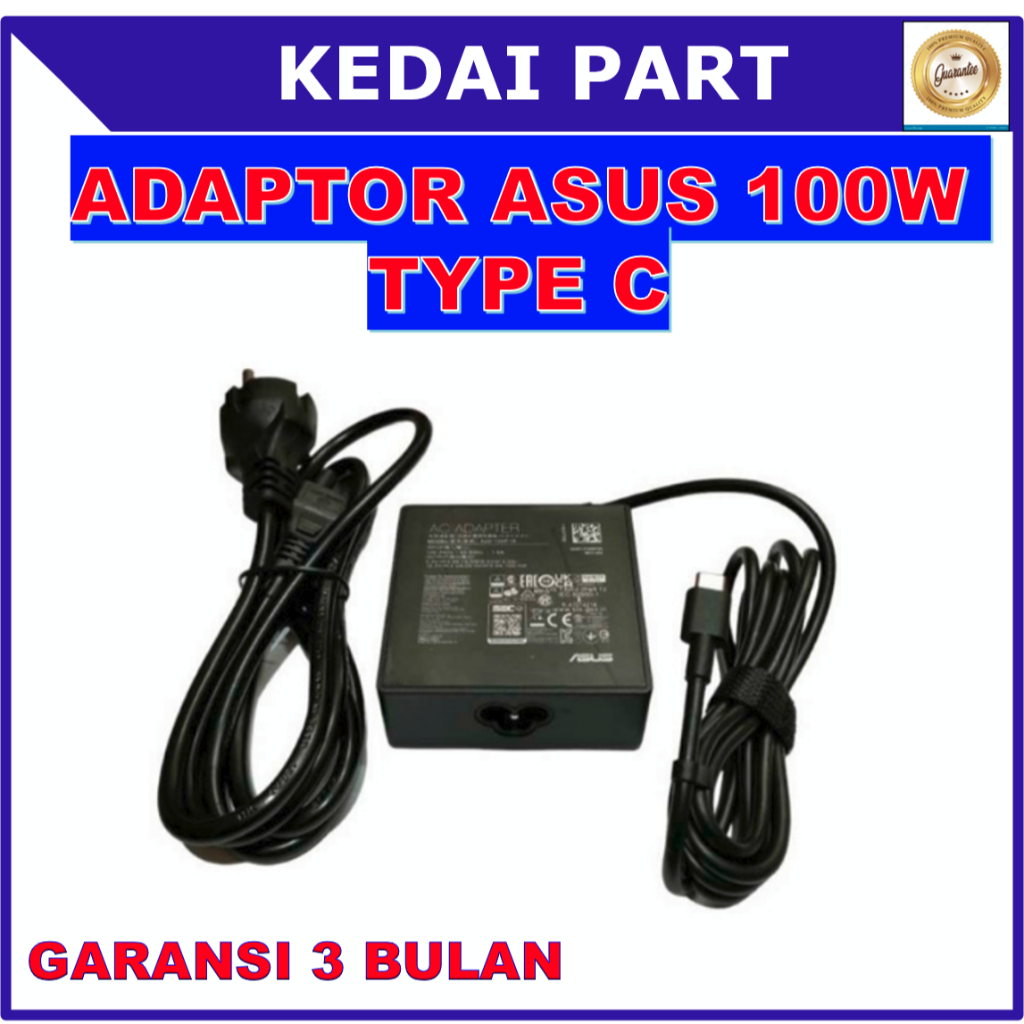 Adaptor Charger ASUS ZENBOOK 14X OLED UX5401E UX5401ZAS Type C 100W