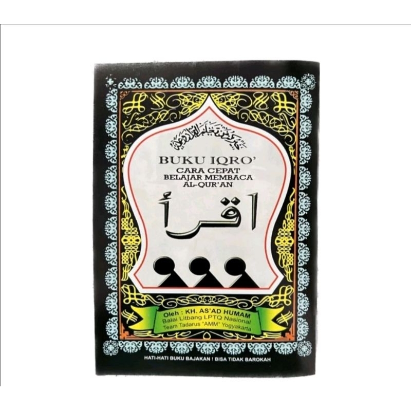 IQRO BESAR | BUKU IQRO | IQRO BESAR HITAM