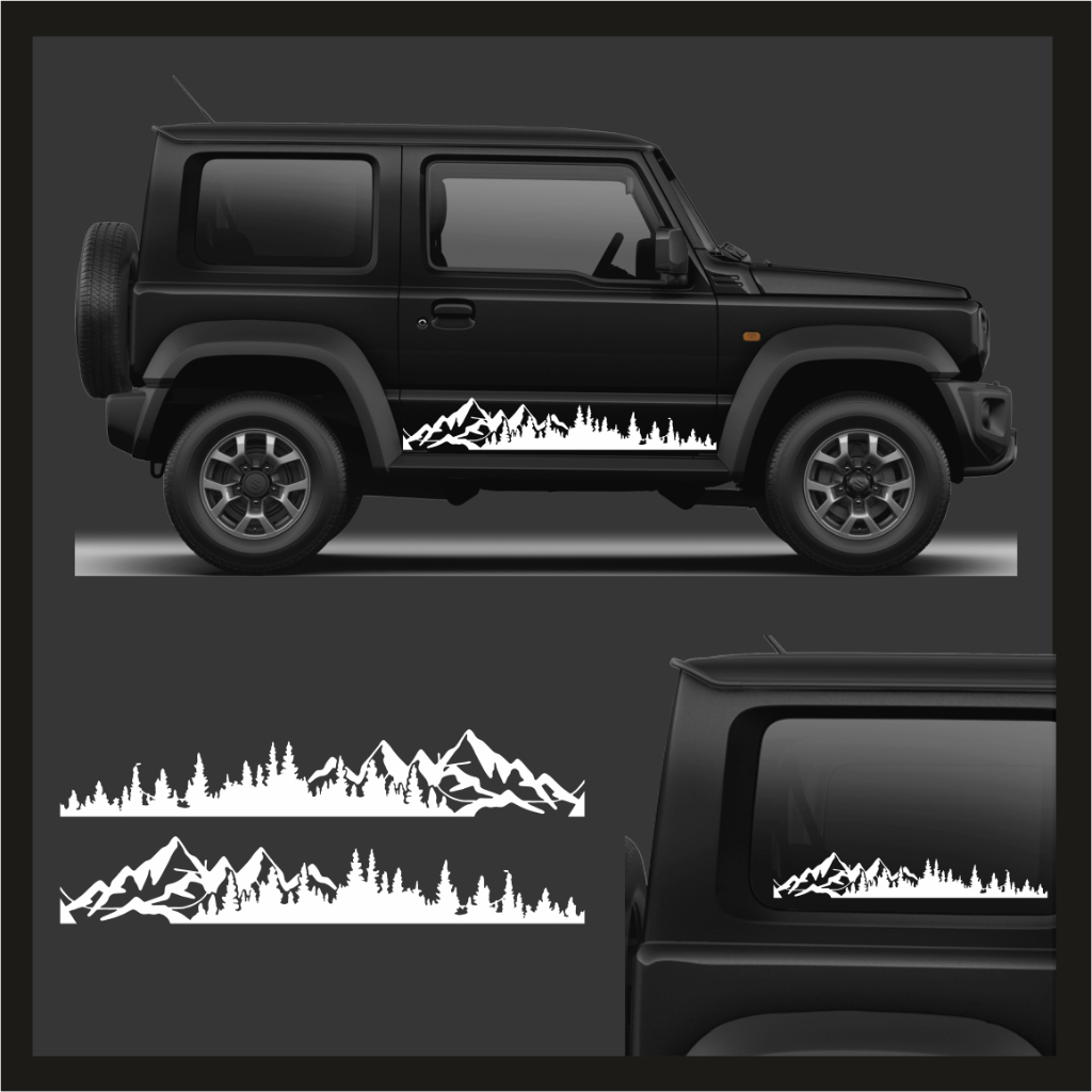 Stiker Jeep Offroad / Sticker Cutting