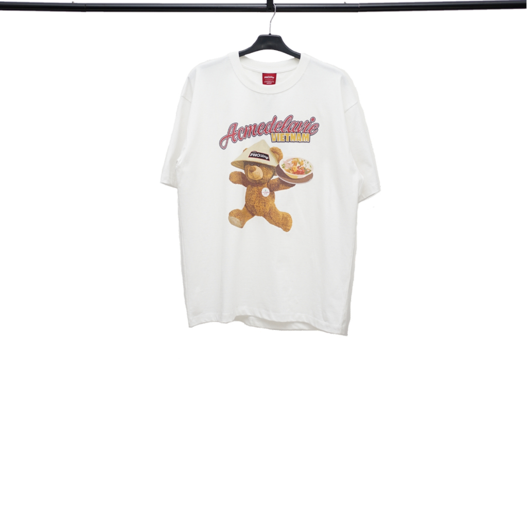 ADLV White Pho Story Teddy Tshirt Authentic / Kaos Acme De La Vie Putih Original