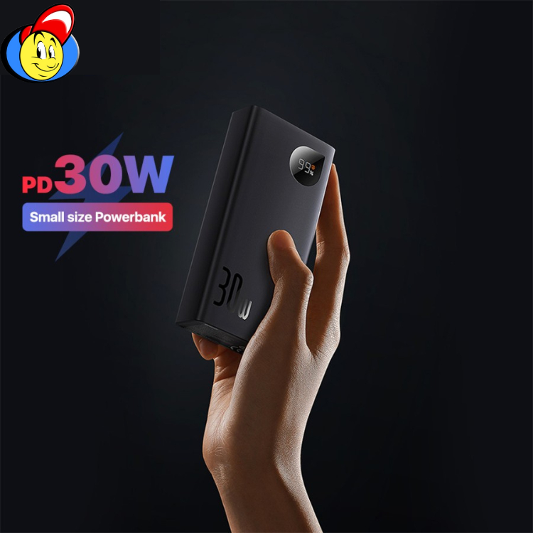 BASEUS ADAMAN2 FAST CHARGING 30W POWER BANK QUICK CHARGE TYPE C PD