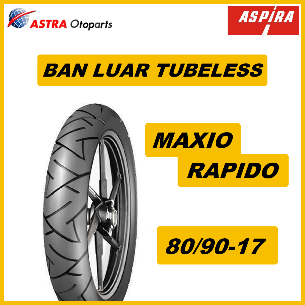Ban Tubeless Aspira 80/90-17 RAPIDO ASPIRA