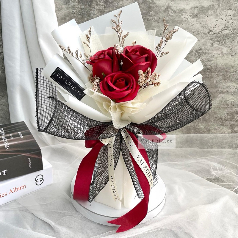 BUKET BUNGA SABUN FLOWER SOAP BUKET ARTIFICIAL BUKET BUNGA MAWAR SABUN