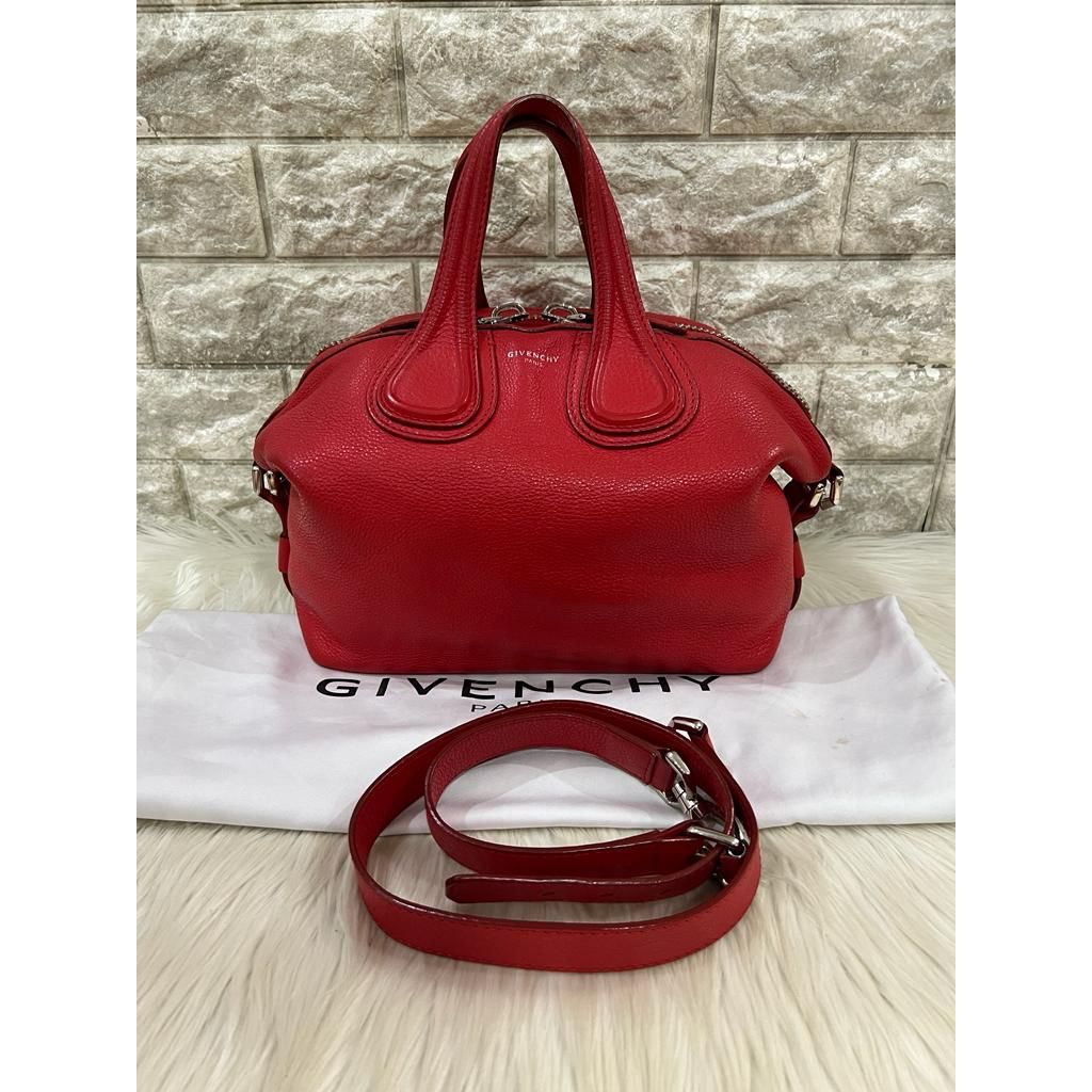 Givenchy Nightingale Red 2017 Tas Wanita Authentic Bag Branded Original Preloved