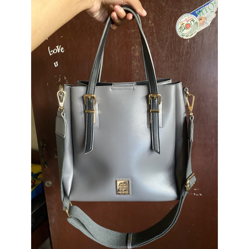 FREE DOMPET (POUCH) PRELOVED TAS LES CATINO SATCHEL