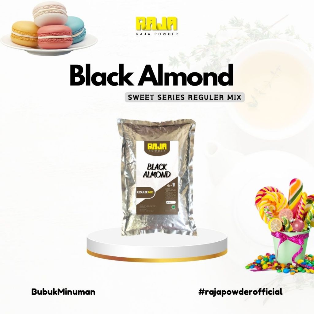 

Bubuk Black Almond Bubuk Minuman Almond Hitam Powder 1 kg / 1000 gram