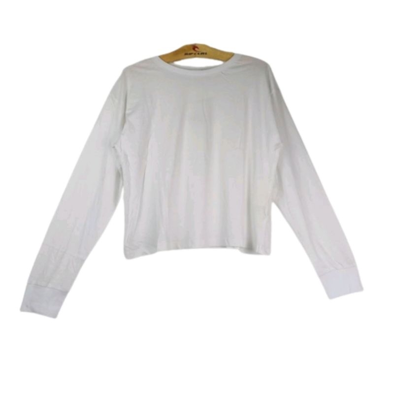 Kaos Ripcurl Wanita Original P21 Plains Ls Tee -White