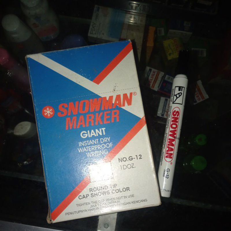

spidol snowman permanen